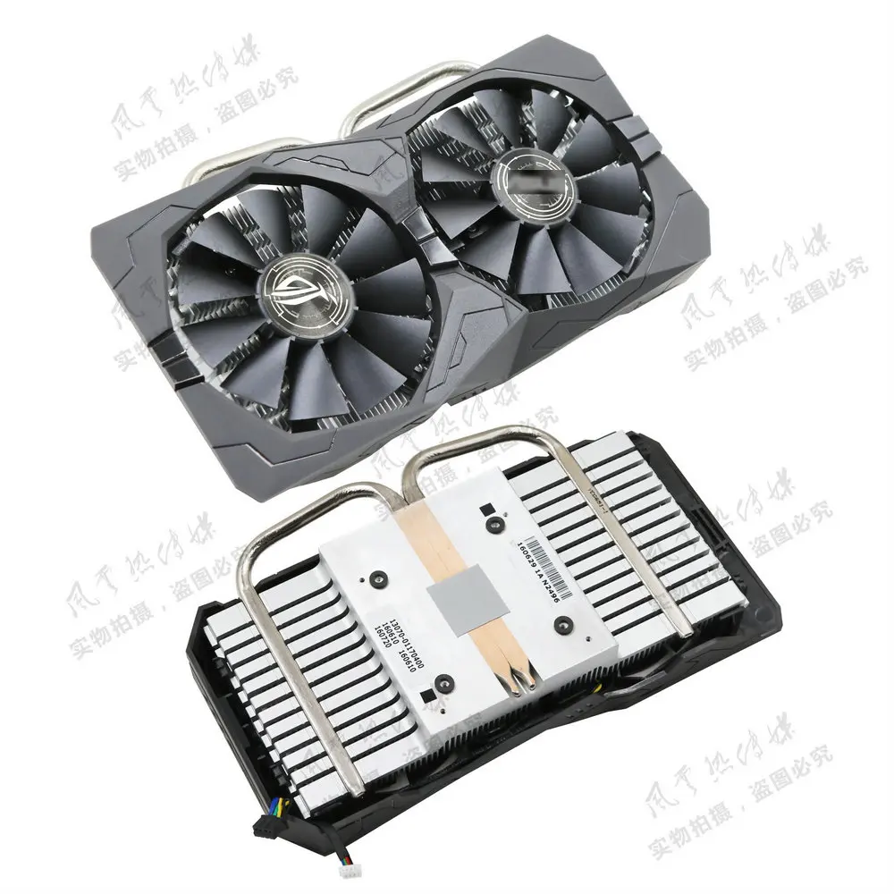 Для ASUS RX460 RX560 Видеокарта кулер шаг 43 мм и 53 мм