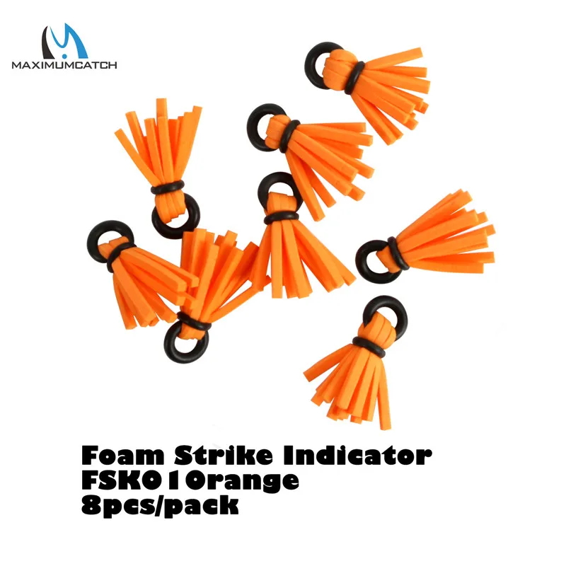 FSK01 Orange Maximumcatch самоклеящаяся поплавковая пена/пластиковая палка на/слеза падения/поплавок/трубка индикатор удара аксессуары для рыбалки нахлыстом - Цвет: FSK01 Orange