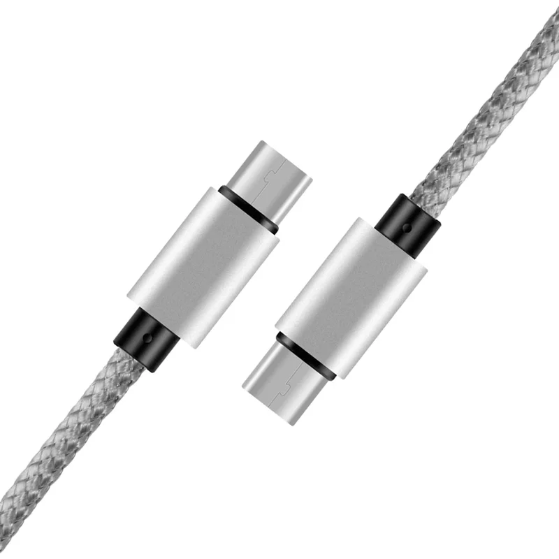 Meiyi металлический плетеный нейлоновый Тип usb C 3A PD быстрой зарядки c до для MacBook xiao mi