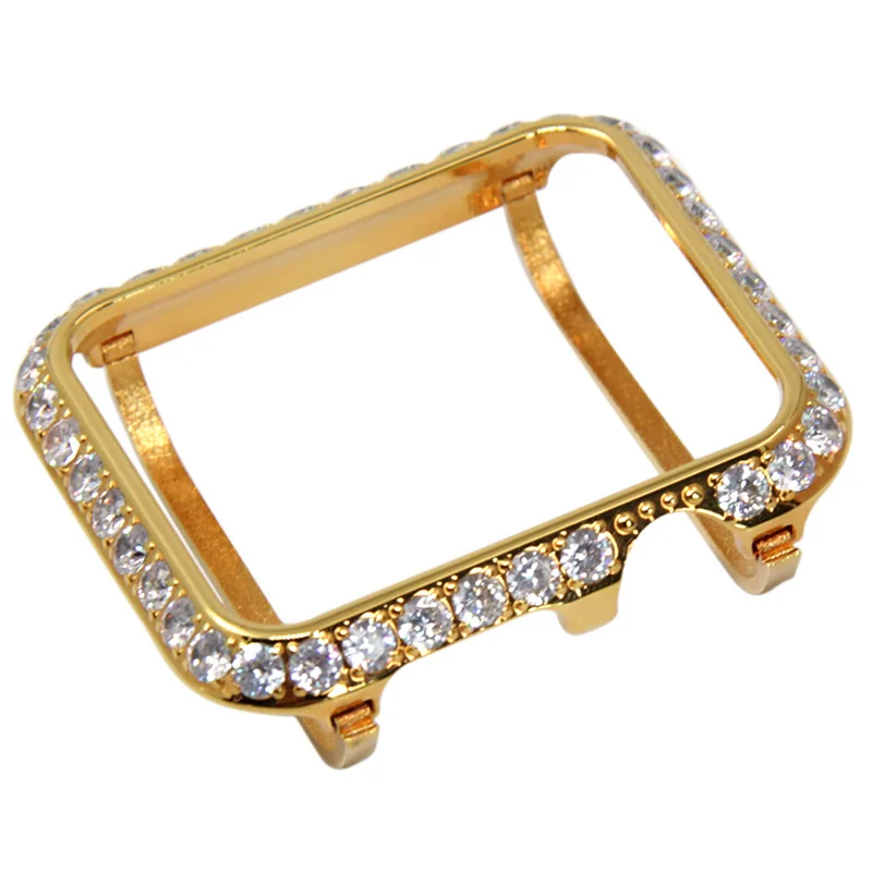 Роскошный чехол со стразами для Apple Watch часов с кристаллами 38 мм/42 мм|Бамперы| |