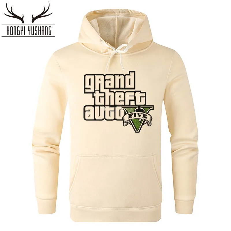 Мужская толстовка с капюшоном GTA 5 брендовая одежда на осень и зиму модель W06