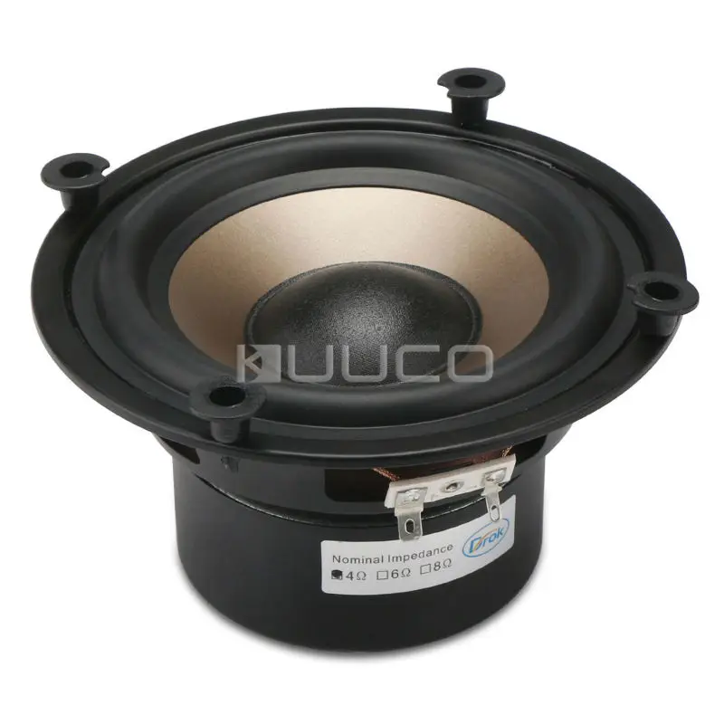 Subwoofer Speakers 5.25-inch 4 ohms Shocking Bass Loudspeaker 40W Woofer Speaker Double magnetic for DIY speakers | Инструменты