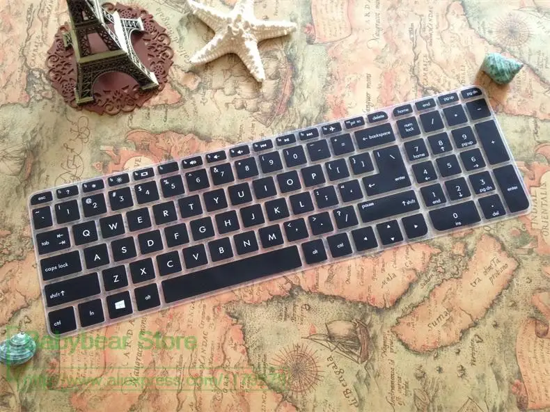 17 3-дюймовый силиконовый чехол для клавиатуры ноутбука протектор HP Pavilion ENVY OMEN