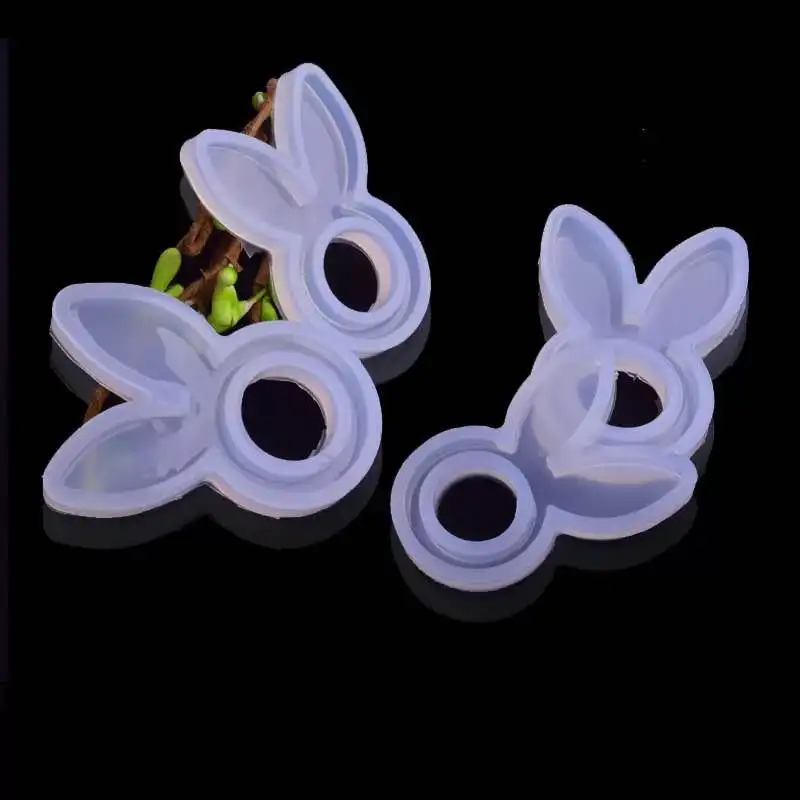 Кольцо на палец с кроличьими ушами Рождественский Декор силиконовая полимерная