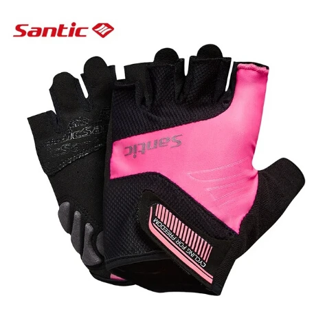 Мужские и женские короткие перчатки для велоспорта Santic унисекс летние с