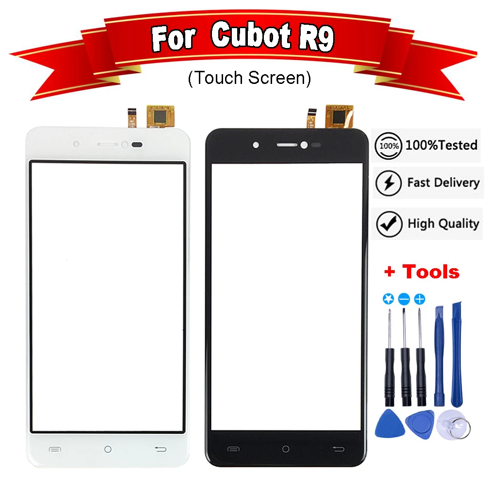 Сенсорная панель 5 0 дюйма для Cubot R9 сменный черный/белый сенсорный экран с