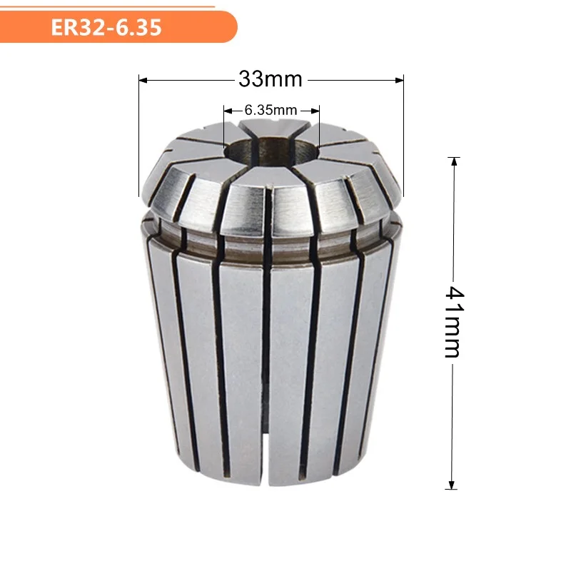 ER32 6.35mm 1 шт. бесплатная доставка фрезерный станок с ЧПУ Цанга для резака