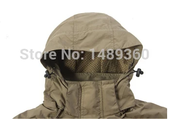 Outdoor Hiking jacket men waterproof windproof thermal softshell hiking jackets ski hooded coat | Спорт и развлечения