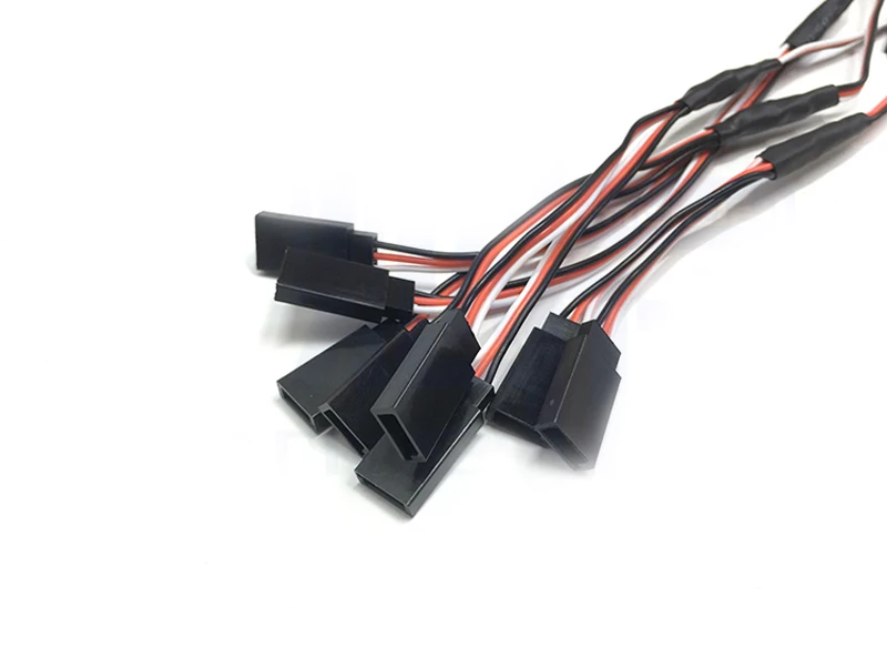 10 шт. DIY RC модели аксессуары для серводвигателя удлинительная линия L150/200/300/500 мм 30