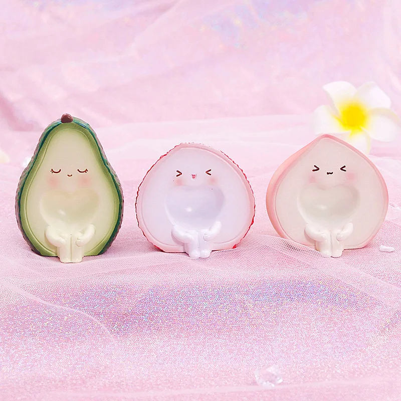 Creative Jelly Color Pineapple Ornaments Resin Kids Gift Piggy Bank Fruit Cute Girls Present Home Decoration Accessories | Дом и сад