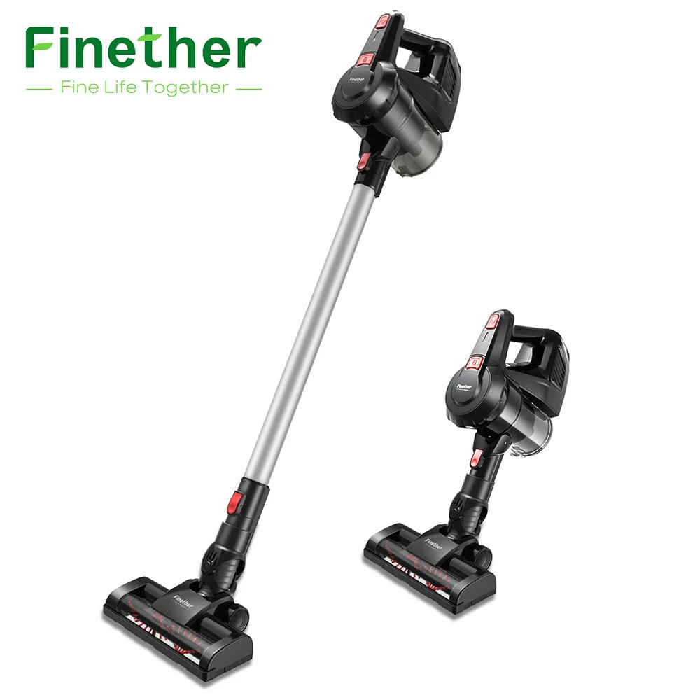 Finether 2 в 1 беспроводной ручной пылесос Wall Mount для различных поверхностей Мощность