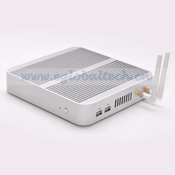EGLOBAL Безвентиляторный Mini PC Windows 10 4 ГБ Ram 128 SSD Intel кну Core I5 4200U Коди HTPC Linux Computador 300 М Wi-Fi