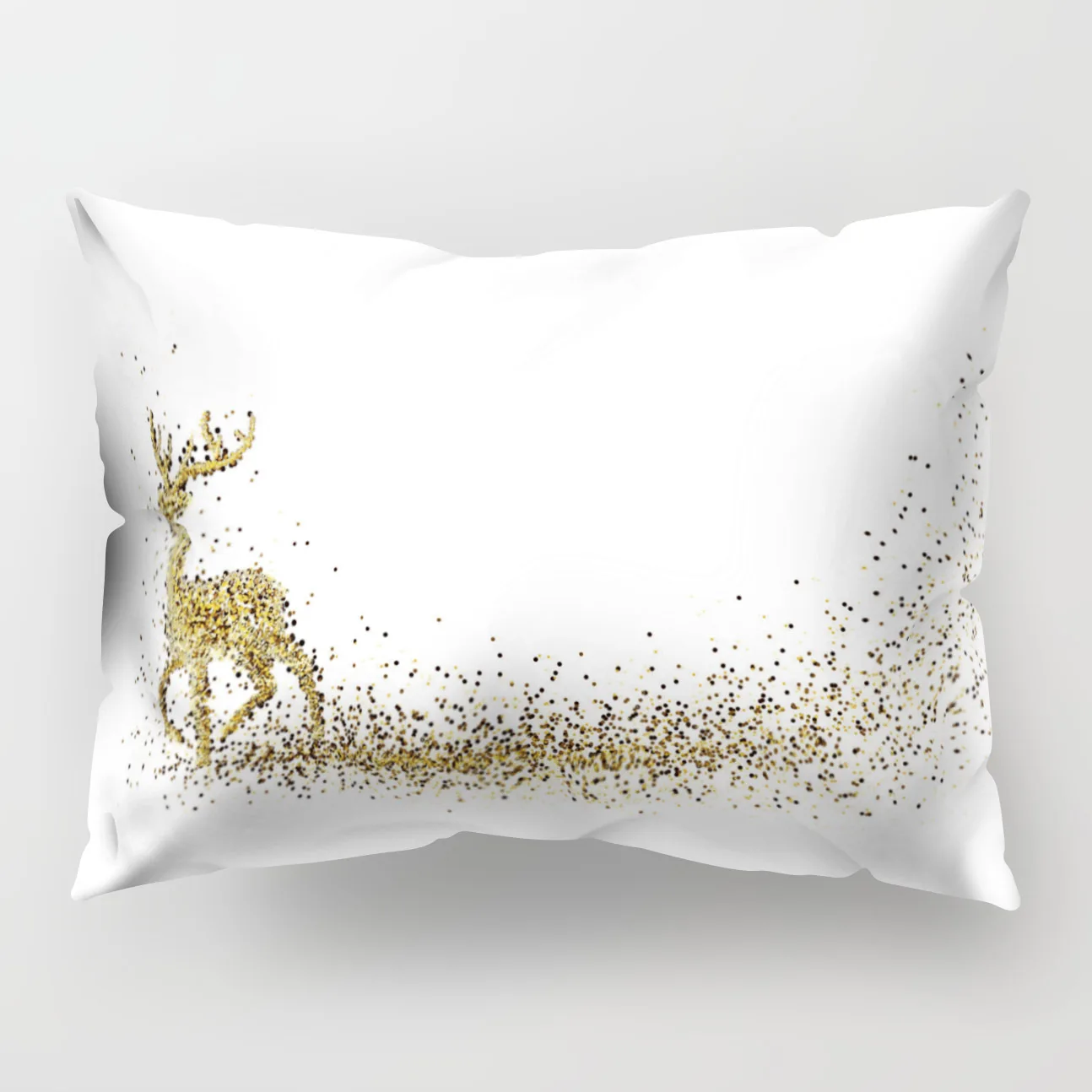 5 Nordic style Christmas Elk pattern polyester printed pillow cover Home cushion cover rectangular 50x30cm chair lumbar pillowcase - Цвет: 5