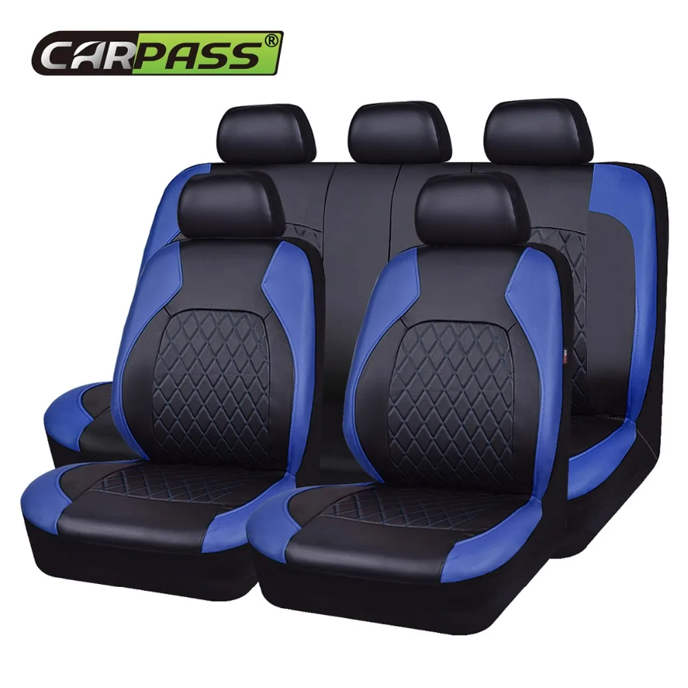 Car pass из искусственной кожи универсальный чехол для автомобильных сидений