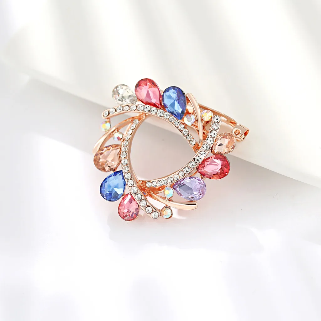 Брошь Снежинка в стиле ретро медная булавка модные аксессуары для платья брошь