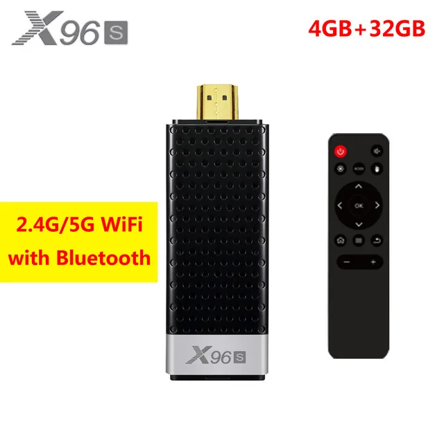 Мини-ПК X96S ТВ приставка Android 9,0 ТВ-карта DDR4 4 ГБ 32 ГБ Amlogic S905Y2 2,4/5G двойной wifi BT4.2 4K HD смарт-ТВ приставка PK H96 X96 MAX - Цвет: 4GB  32GB