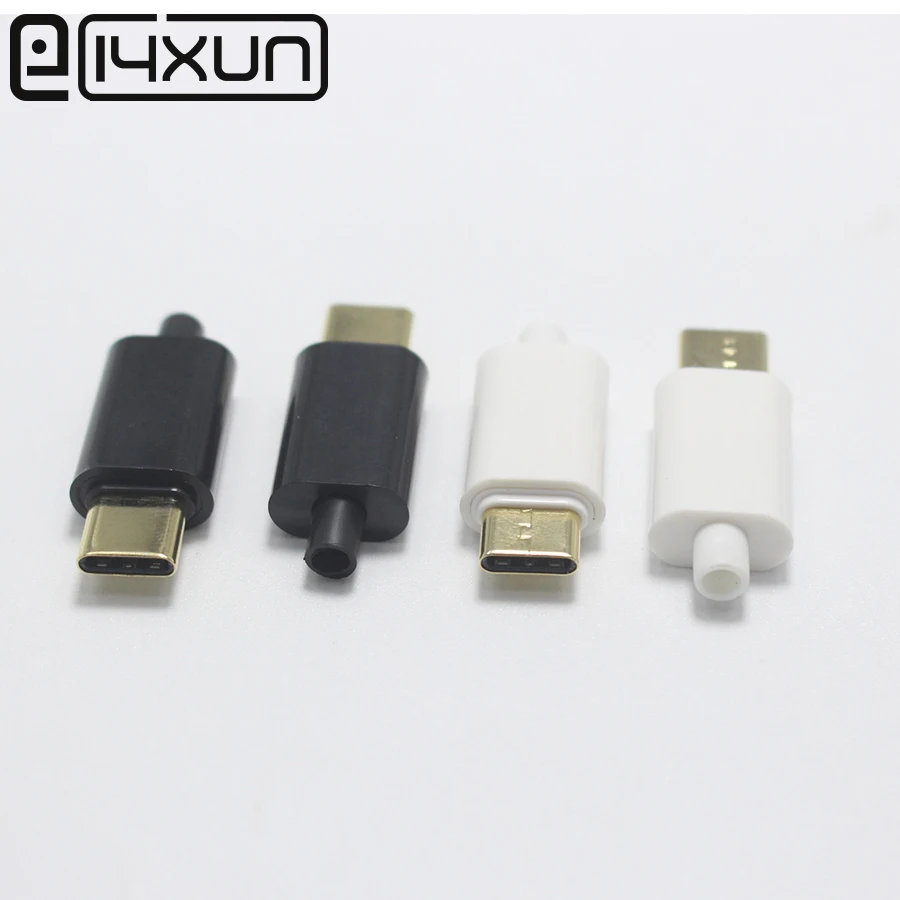 EClyxun 2 компл. Позолоченный OTG USB 3. 0 5Pin Тип C для фото 4 в 1 ремонт DIY кабель зарядный