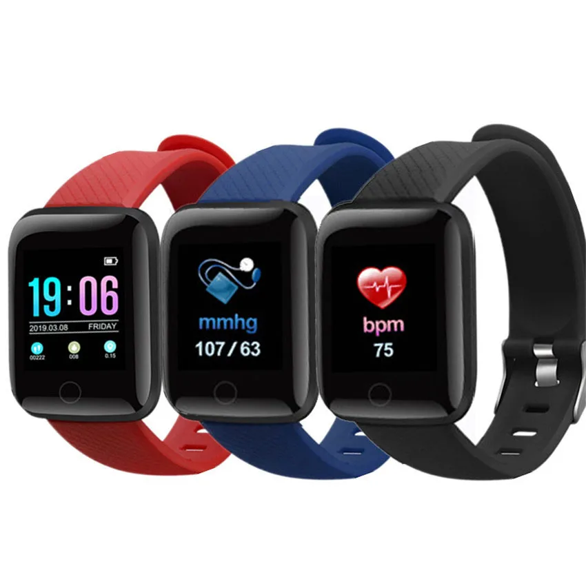 Цвет жизни HR/кровяное давление, умные часы Sportwatch для мужчин/женщин Smartwatch подходит для Apple/Xiao mi/sony VS mi Band 4/B57 дополнительный ремень
