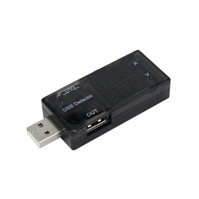 USB тестер для зарядного устройства измеритель напряжения и силы тока двойной