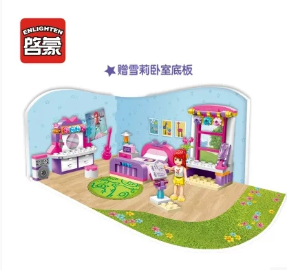 Enlighten модели Здание игрушка Совместимость с LEGO Лего Legos Конструктор E2001 124 блок