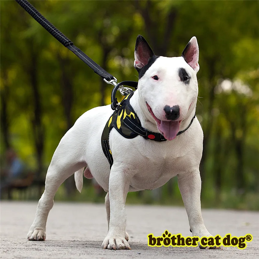 Новый ошейник для собак жилет крупных регулируемый мягкий камуфляж прочный с