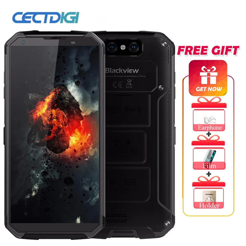 Blackview BV9500 Helio P60 Octa Core Android 9 0 5 7 &quot18:9 MTK6763T 4 Гб Оперативная память 64 Встроенная IP68