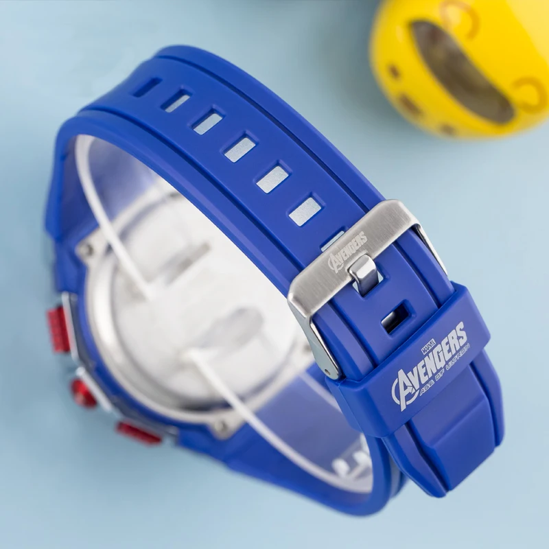 Disney Marvel Мстители мужские спортивные часы студенческие многофункциональные