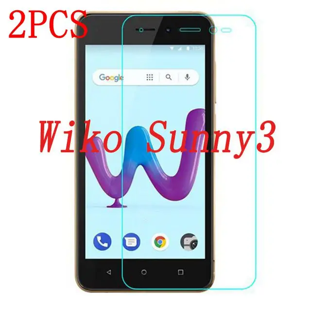 2 шт. закаленное стекло для Wiko Sunny 3 Защита экрана Защитная пленка стекло|Защитные