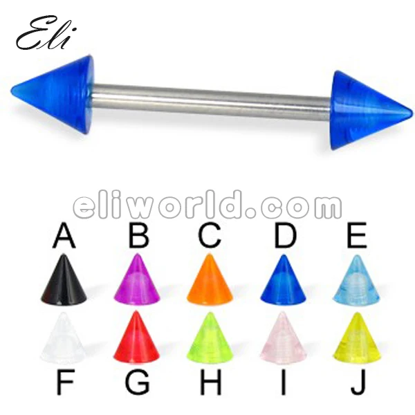 Розничная ювелирные изделия тела штанга пирсинг акриловые прямые штанги |