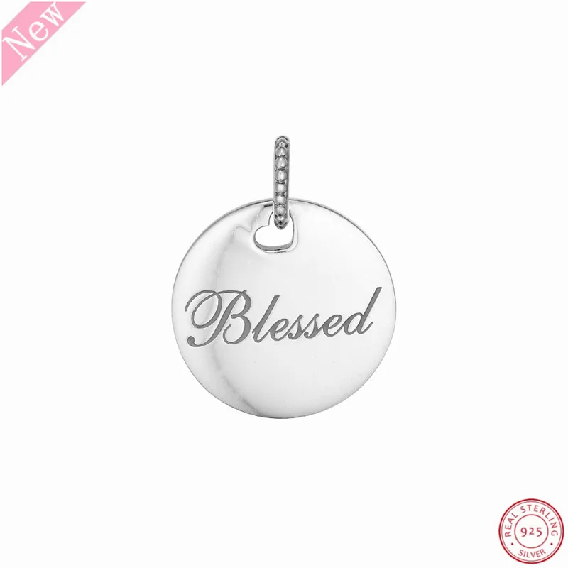 Зимняя коллекция 60 см регулируемая цепь серая эмаль Blessed кулон в форме диска ожерелья для мужчин для женщин 925 пробы серебряные ювелирные изделия FLN088