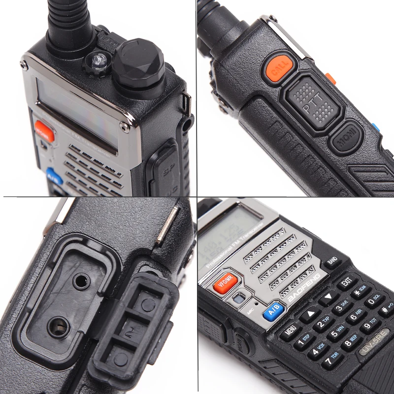 Портативная рация Baofeng UV 5RE 8 Вт с тройной мощностью аккумулятор 3800 мАч