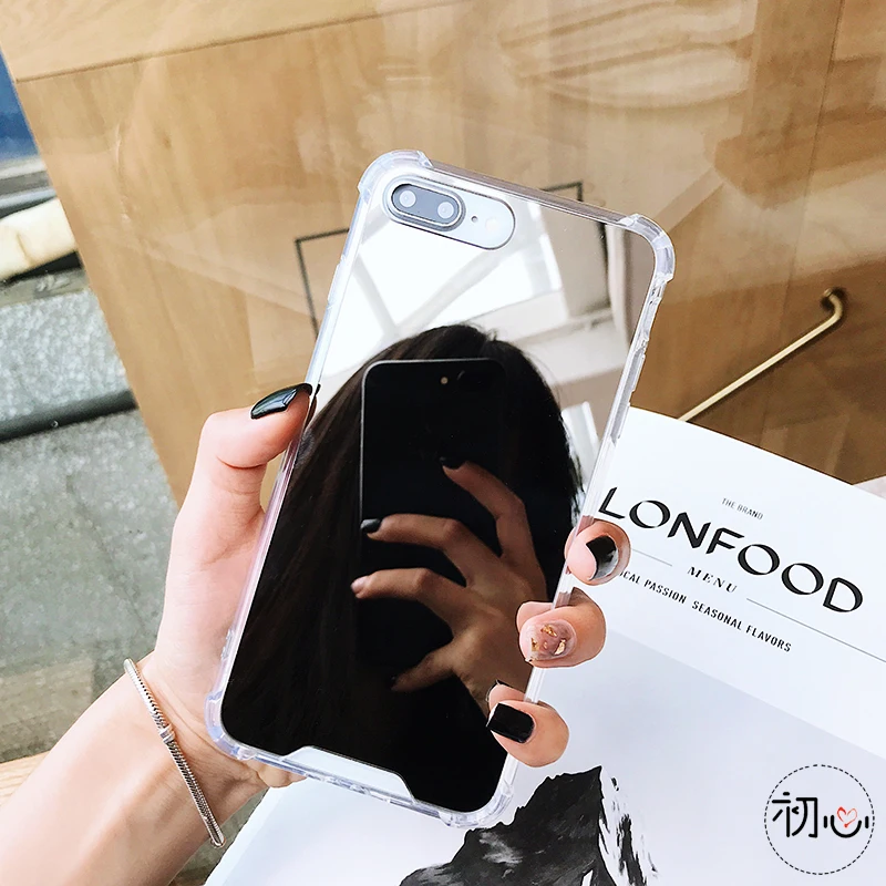 Gasbag зеркальный чехол для iphone XS MAX XR X 7 8 Plus 6s 6 180 градусов противоударные мягкие