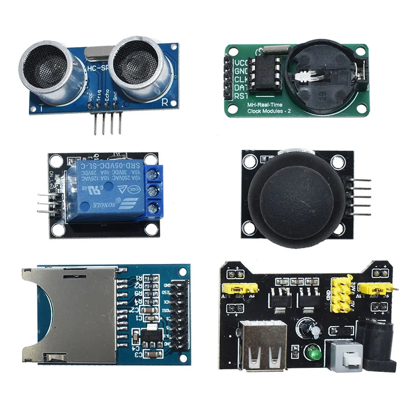 Стартовый комплект для arduino 45 в 1 UNO R3 MEGA2560 модулей датчиков s лучше чем 37 - купить по