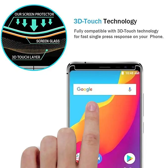 2.5D прозрачное закаленное стекло не на весь экран Защитная пленка для Alcatel A5 5085Q светодиодный 5085DY A7 5090Y XL CameoX Flash Go Flip