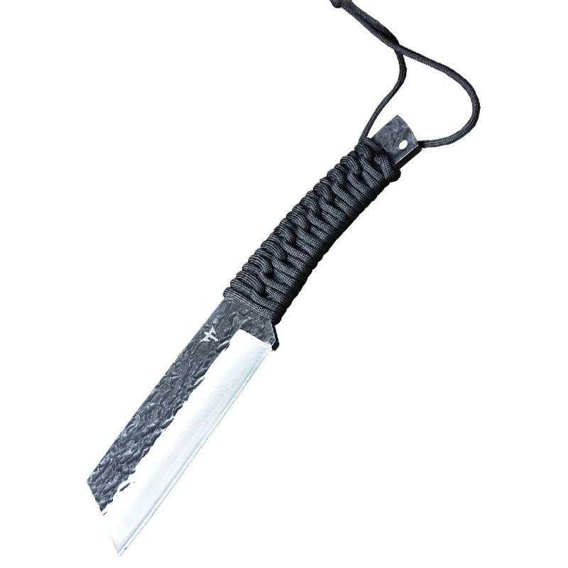 Прямые ножи Stonewash Fulltang из кованой стали высокопрочные уличные инструменты для
