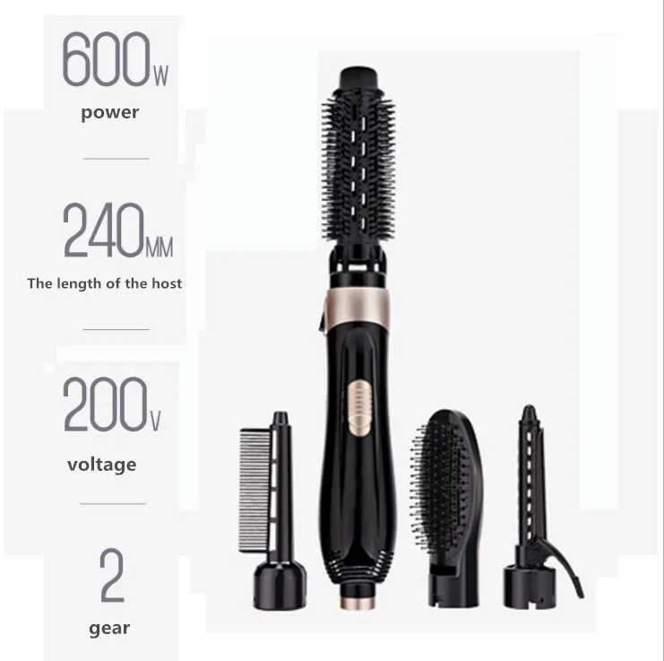 Многофункциональная фен Volumizer вращающаяся щетка для горячей укладки волос