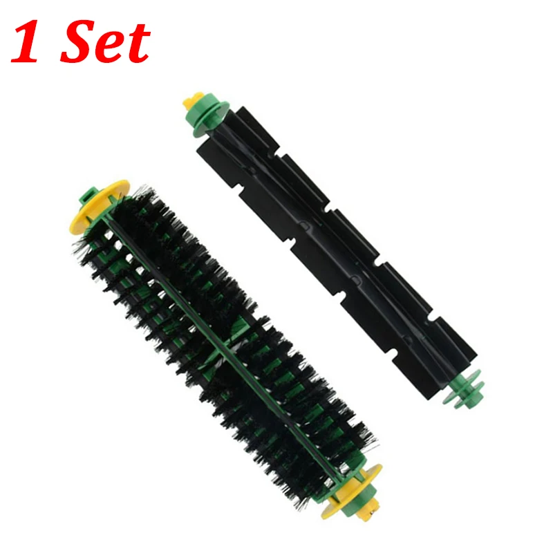 

1 Set Replacement Bristle Brush + Flexible Beater Brush For iRobot Roomba 500 Series 510 550 560 570 580 610 Vacuum Cleaner Part