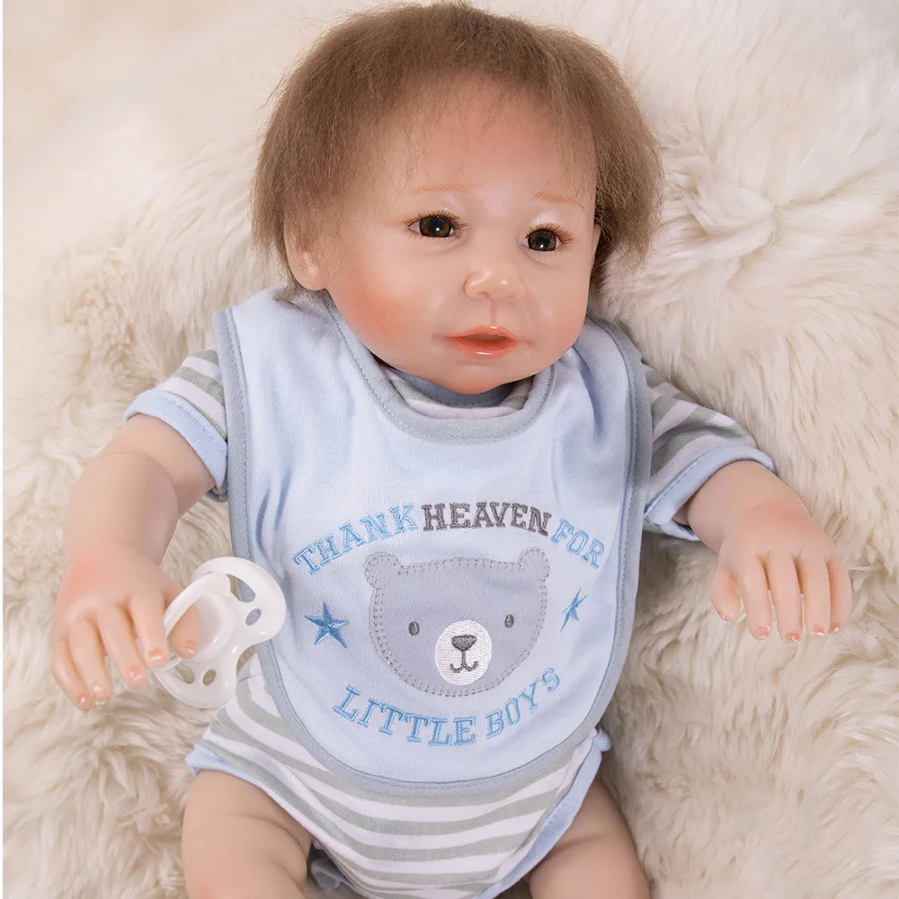 45 5 см милая кукла новорожденные младенцы Мягкие силиконовые куклы reborn baby vivid can sit