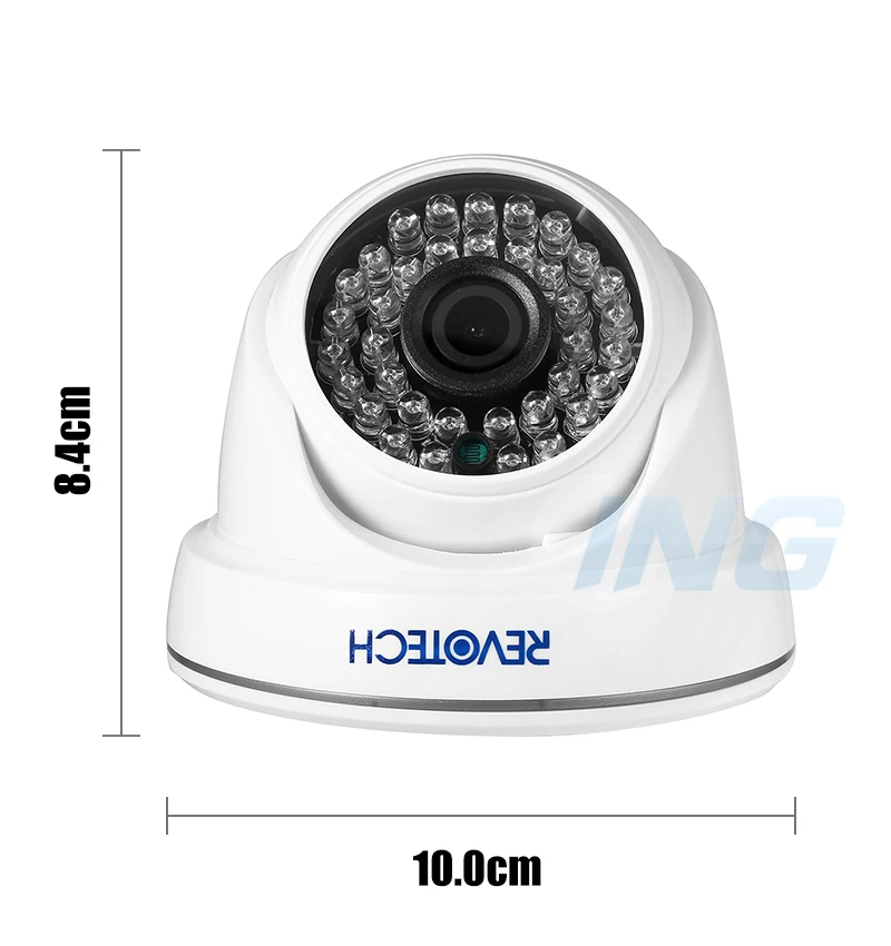 FHD H.265 1920x1080 P 2.0MP домашняя IP камера 12В/48В 36 LED ИК Ночное Видение купольная