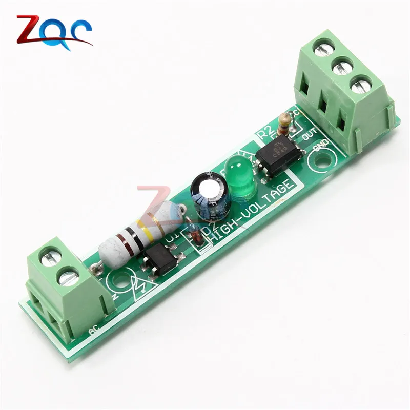 1-Bit AC 220V оптрон модуль Напряжение обнаружения доска адаптивные для PLC isolamento fotoaccoppiatore модуль