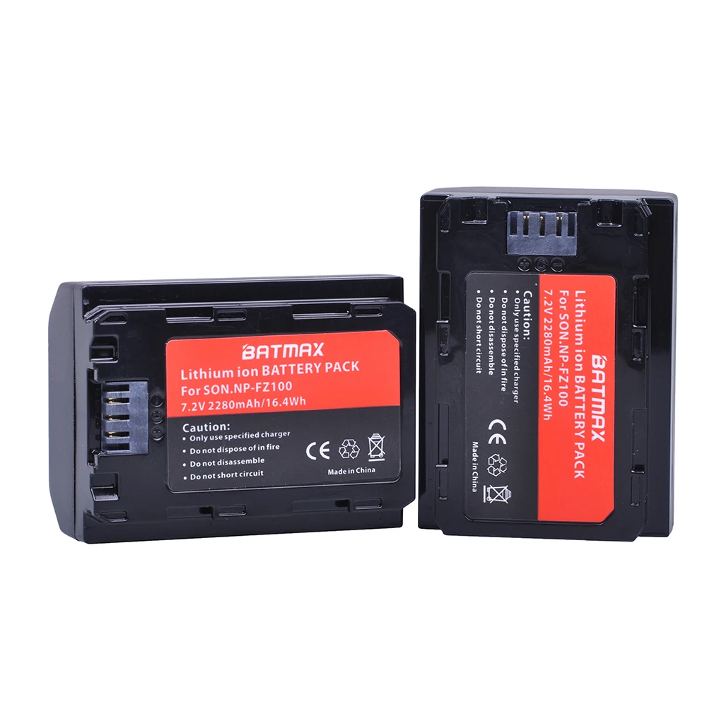 2pc NP-FZ100 NP FZ100 Camera Battery+LCD Dual USB Charger+AC Adapter for Sony NPFZ100 Alpha9 A9 Alpha9R A9R | Электроника