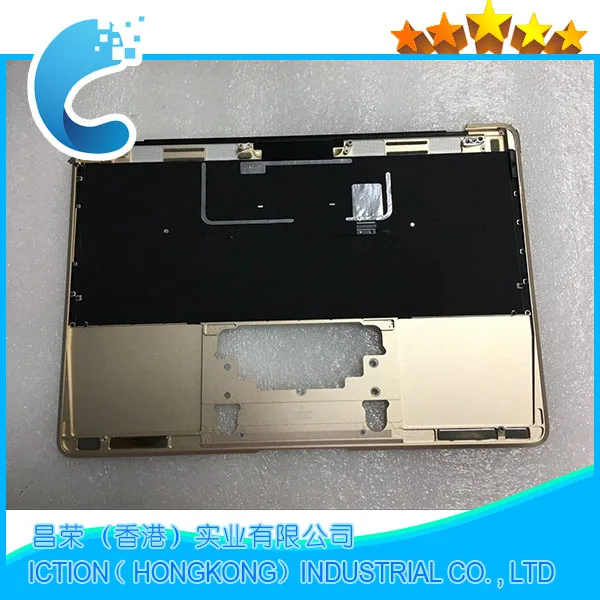 Оригинальный золотой цвет для Macbook Pro Retina 12 &quotA1534 Topcase с клавиатурой верхний чехол
