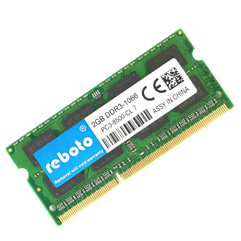 Reboto DDR3 4 ГБ 8 1066 МГц PC3 8500 1333 10600 1600 12800 память для ноутбука|laptop memory|notebook memoryddr3 1066mhz |