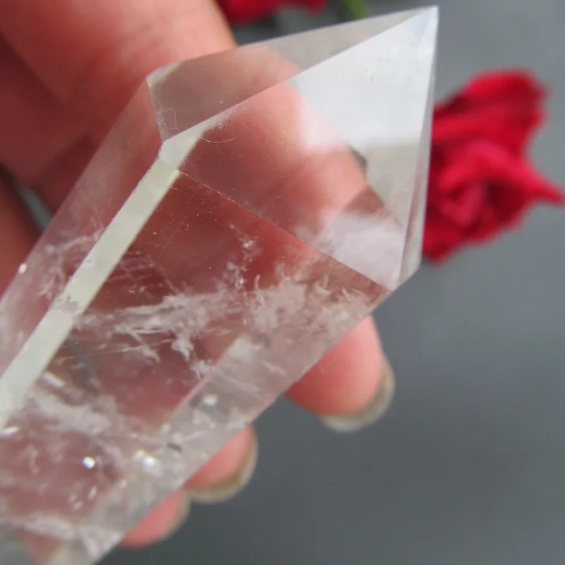 76 г 95 мм прозрачный натуральный кварцевый кристалл точка одноконечная