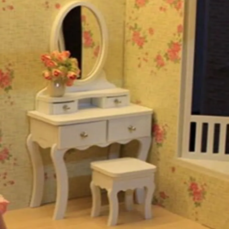 6 BJD кукла Миниатюры Кукла комод Европейский стиль mmk yosd blyth barbi|doll dresser|doll miniatureminiature