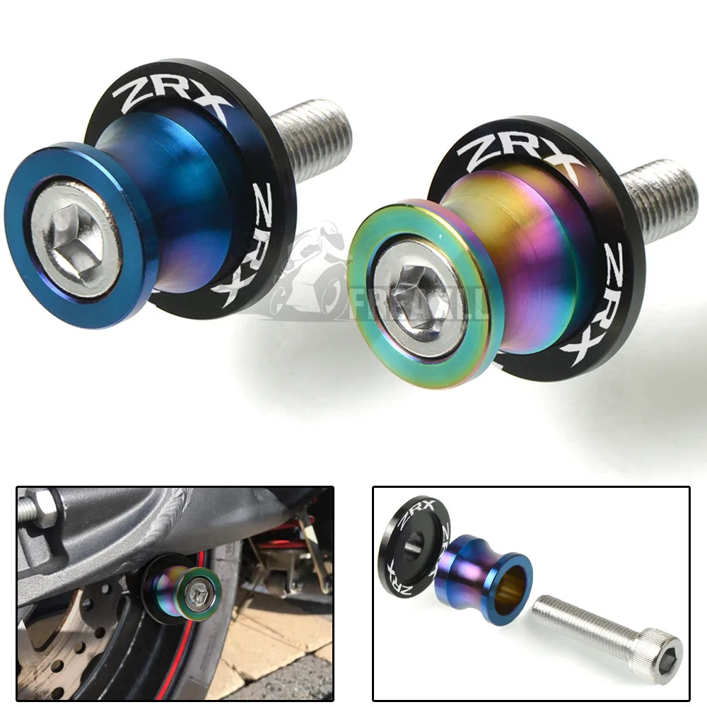 Swingarm Spools Slider Motorcycles Swing Arm Cover Motorbike Accessories For Kawasaki ZRX1100 1999-2000 ZRX1200/R ZRX 2001-2005 |