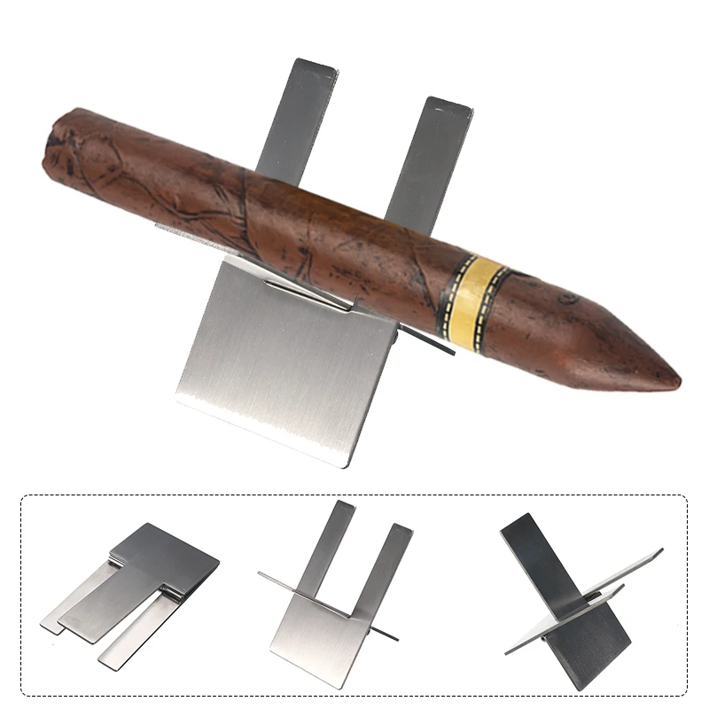 Складная подставка для сигарет держатель из нержавеющей стали сигар отеля клуба