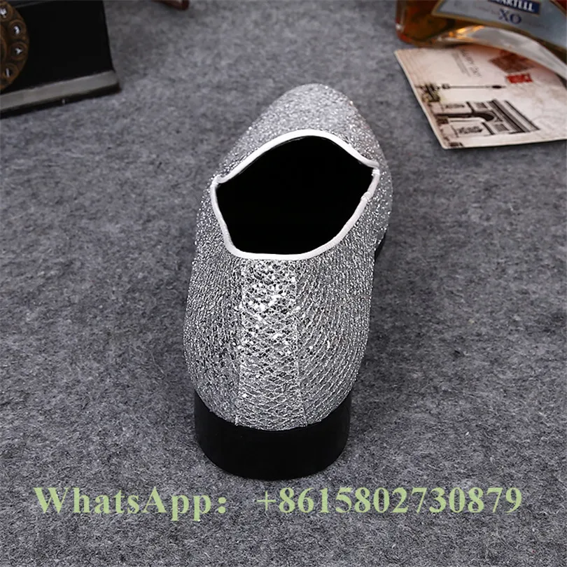 2017Slip-on Твердые Круглого Toe Sapato Chaussure Homme Masculino Zapatillas Суперзвезда Блестки Обувь