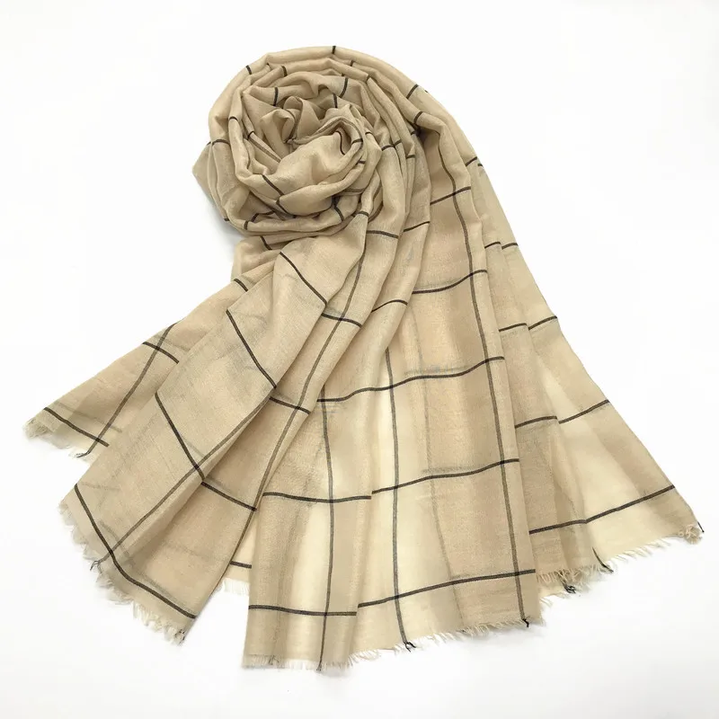 

New NA DEN Plaid Scarf Fashion Grid Solid Design Scarves Women Muslim Hijab Shawls Cosy Pashmina Wrap Islamic Scarfs 10pcs/lot