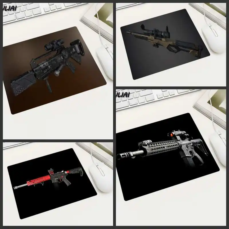 Игровой маленький коврик для мыши XGZ Ar15 M4a1 точное позиционирование оптической